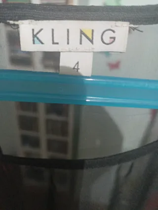 Vestido Kling Negro Talla xl