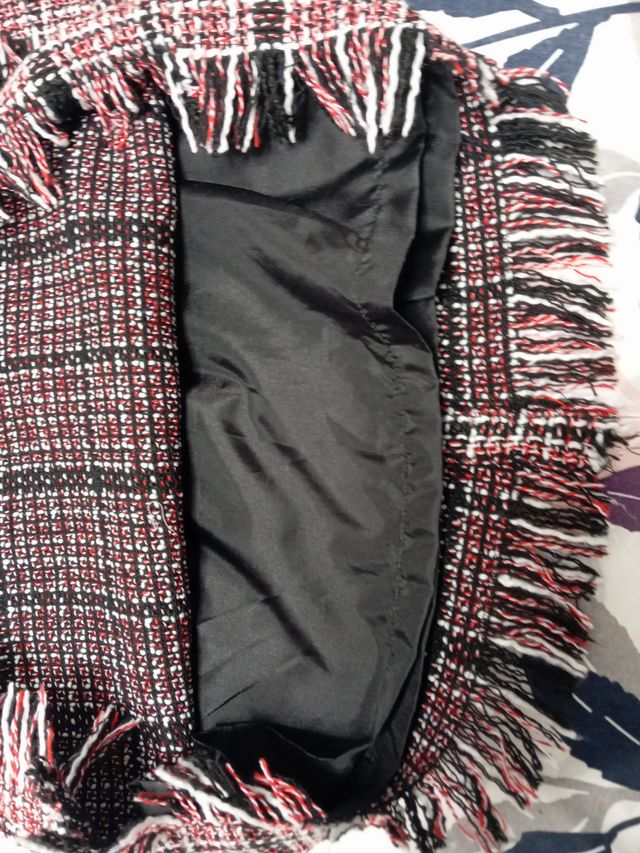 Falda corta cuadros talla 38