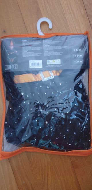 Vestido de bruxa 12 meses