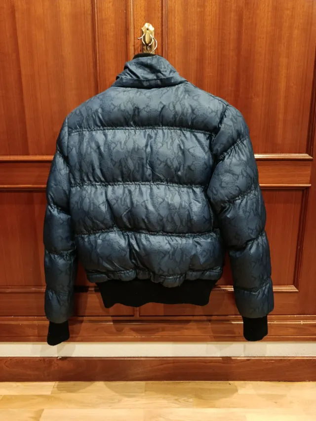 Abrigo acolchado azul talla M