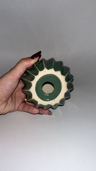 3 pezzi da decorazione di ceramica