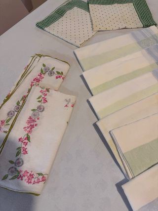 Set 16 tovaglioli cotone fantasia 