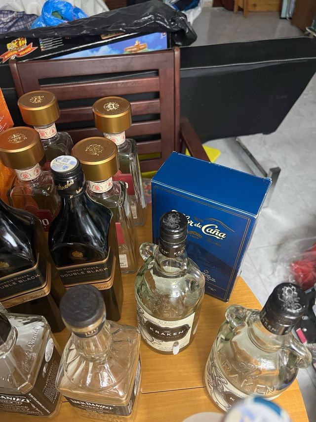 Botellas Vacías Alcohol Premium (Whisky, Gin...)