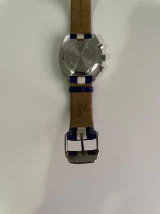 Reloj Tissot Cronógrafo Azul y Plateado