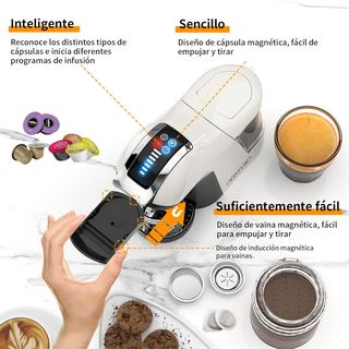 Cafetera multicápsula 5 en 1 alta presión NUEVO