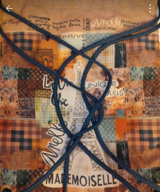 Mochila saco Aneke patchwork