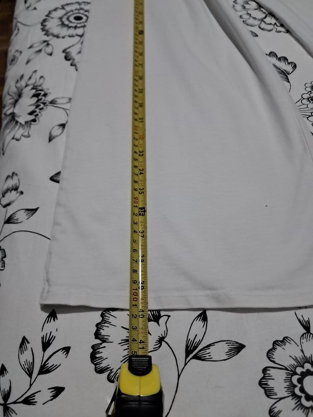 Pantalón ancho Zara blanco