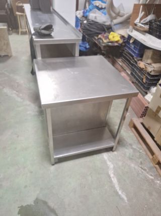 Mesa de apoyo acero inoxidable