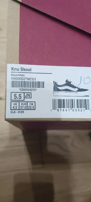 Zapatillas Vans Knu Skool Talla 37