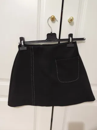 Minifalda Zara Negra
