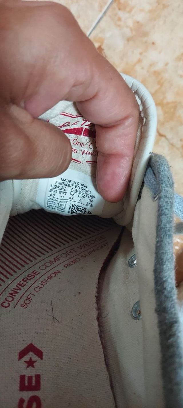 Converse Jack Purcell Ox Footpatrol Gris