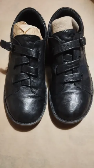 Scarpe donna nere con fibbia