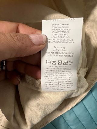 Pantalón ancho beige