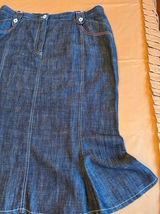 Falda vaquera El Corte Inglés T.52