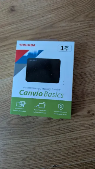 Disco Duro Externo Toshiba Canvio Basics 1TB