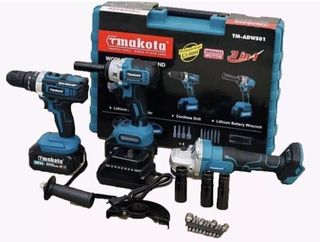 Set di utensili elettrici composto da trapano avvi