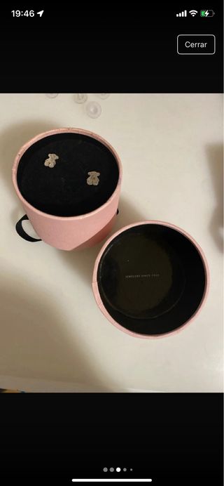 Pendientes Tous Oso Plateados