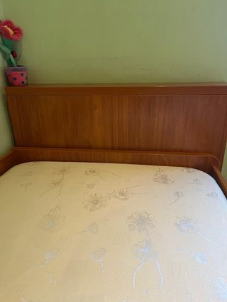 Cama nido de madera con funda de tela