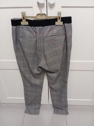 Pantalón cuadros mujer talla 38