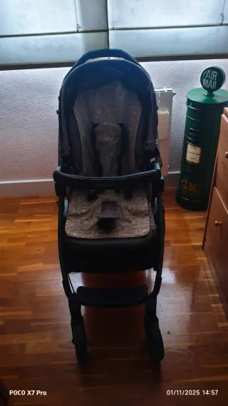 Carro de paseo Peg Perego gris