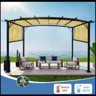 2 Toldos Vela Rectangular 3X4