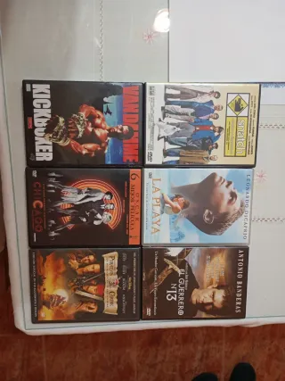 Lote 6 Películas DVD: Kickboxer, Snatch, Chicago..