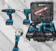 Set di utensili elettrici composto da trapano avvi