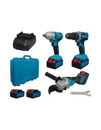 Set di utensili elettrici composto da trapano avvi