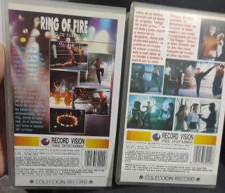 Ring de Fuego 1 y 2 VHS