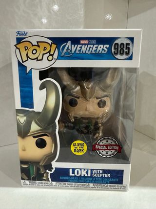 Funko Pop! Loki con Cetro 985 Avengers
