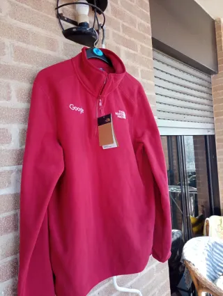 Sudadera polar The North Face roja