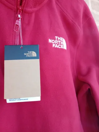 Sudadera polar The North Face roja