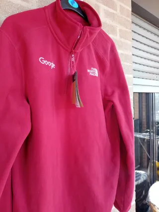 Sudadera polar The North Face roja