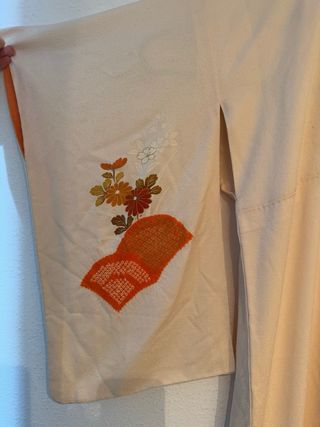 Kimono de seda japonés