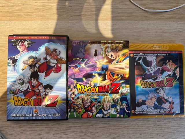 Películas Dragon Ball Z Blu-ray y DVD