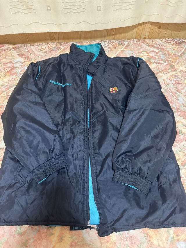 Chaqueta reversible FC Barcelona impermeable