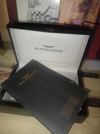 Caja de reloj Sandoz original