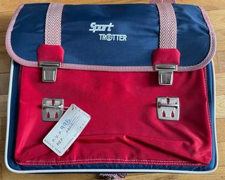 Mochila antigua Sport Trotter Retro Azul y Roja