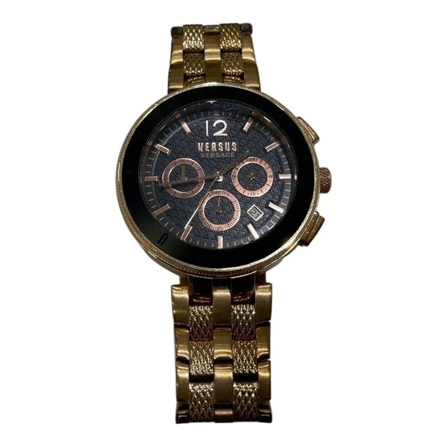 RELOJ VERSUS VERSACE VSP762618 DORADO + CAJA + ESLAVONES