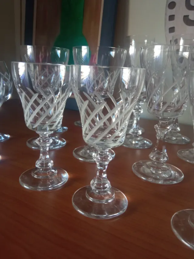 Cristalería grabada