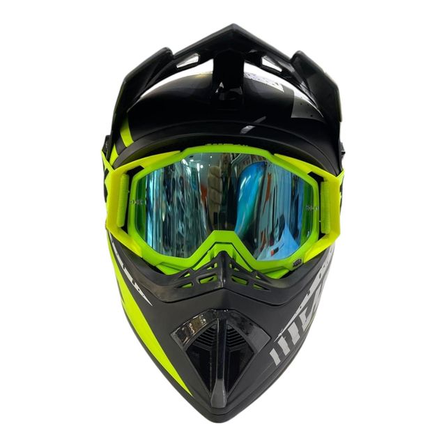 CASCO DE MOTO FOX V1 STREAK + GAFAS
