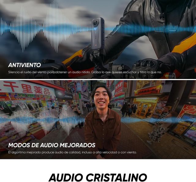 Insta360 X4 Air Cámara Negra Grafito NUEVA