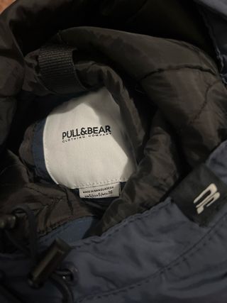 Pull&Bear Anorak Azul Marino