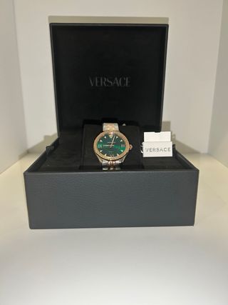 Reloj Versace Hellenyium Oro y Verde