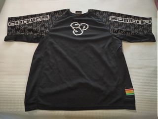Camiseta Sombrio Negra Estampada