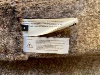 Abrigo 3/4 de piel "no piel" de Adolfo Dominguez