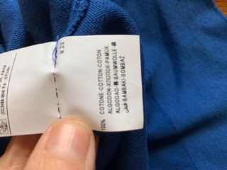 Cardigan blu con scollo V in maglia uomo Benetton