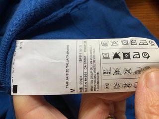 Cardigan blu con scollo V in maglia uomo Benetton