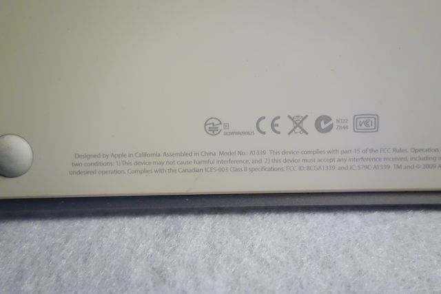 Apple Magic Trackpad Plata/Blanco