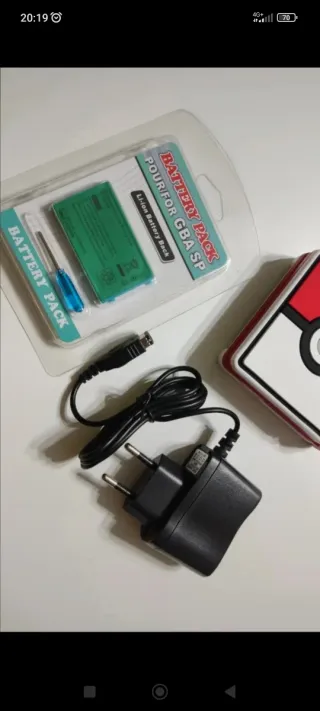 Lote Batería Y Cargador Para Game Boy Advance SP